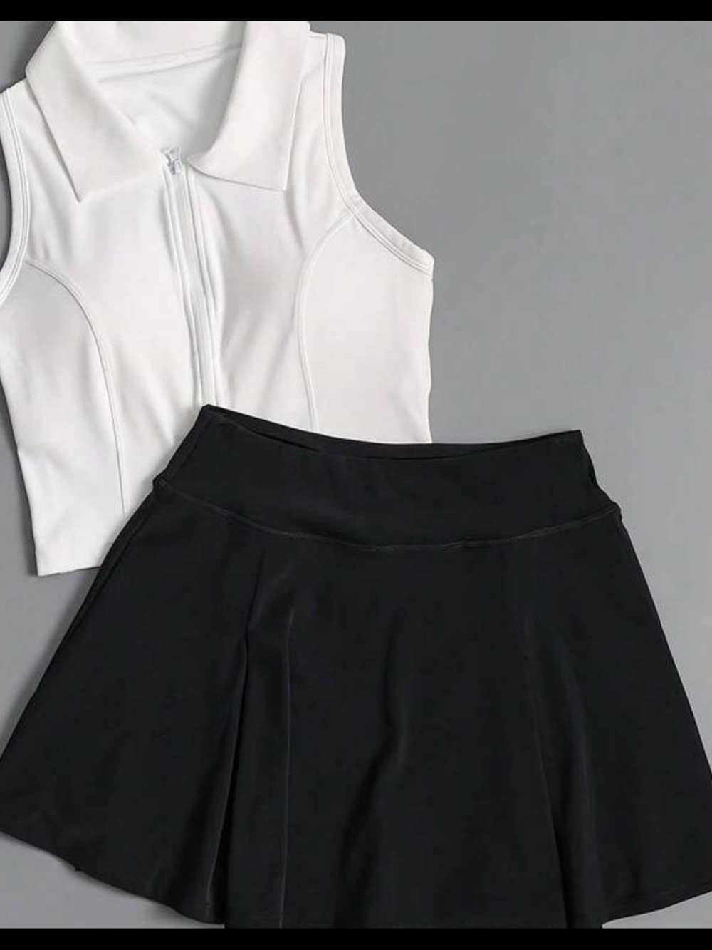 High-Waisted Slim-Fit Sports Skirt